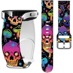 NEW Skull Watch Band Samsung Galaxy 20mm